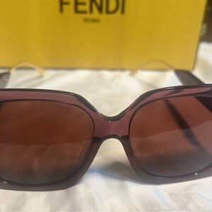 Fendi Burgundy Sunglasses